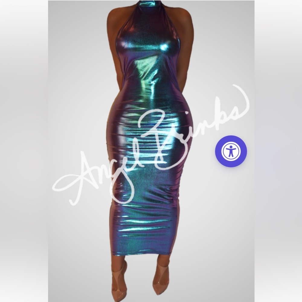 Iridescent Bodycon Dress